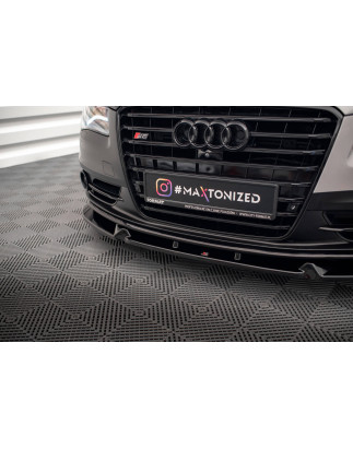 SPLITTER ANTERIORE V.2 Audi S8 D4 (Cod. M-AU-A8-D4-SLINE-FD2G)