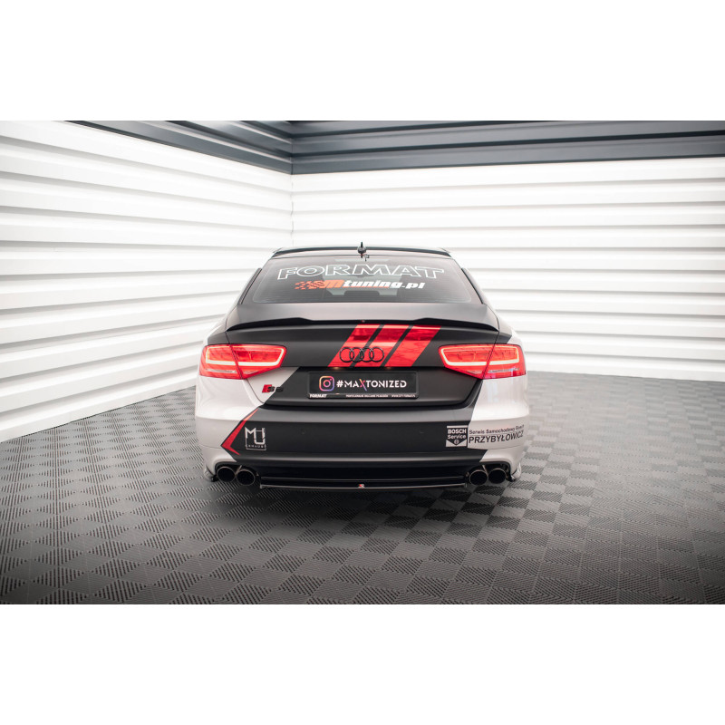 Splitter posteriore for Audi S8 D4 (Cod. M-AU-A8-D4-SLINE-RD1G)