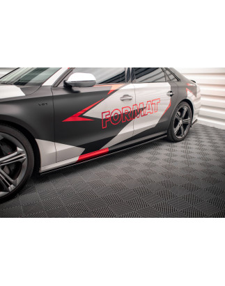 Diffusori minigonne V.1 Audi S8 D4 (Cod. M-AU-A8-D4-SLINE-SD1G)