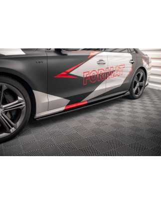 Diffusori minigonne V.2 Audi S8 D4 (Cod. M-AU-A8-D4-SLINE-SD2G)