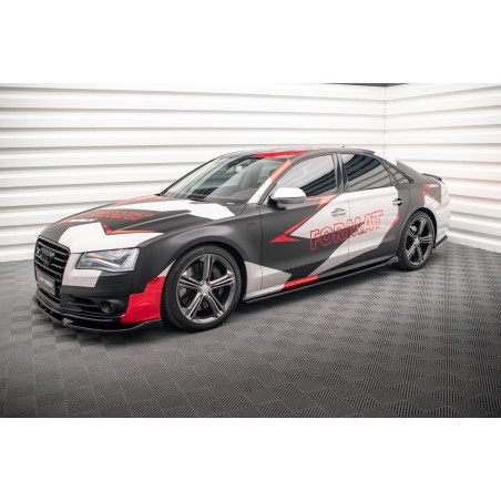 Diffusori minigonne V.2 Audi S8 D4 (Cod. M-AU-A8-D4-SLINE-SD2G)