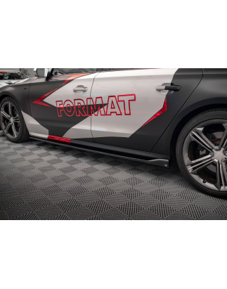 Diffusori minigonne V.2 Audi S8 D4 (Cod. M-AU-A8-D4-SLINE-SD2G)