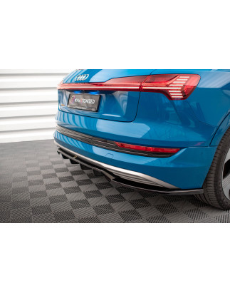 Splitter posteriore (con barre verticali) Audi e-tron (Cod. M-AU-ETRON-1-RD1G+RD2G)