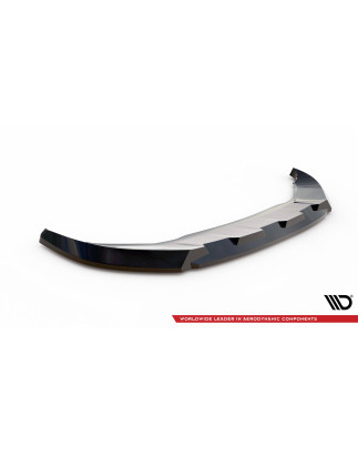SPLITTER ANTERIORE V.1 Audi Q4 e-tron Sportback S-line Mk1 (Cod. M-AU-Q4-ETRON-1-SB-FD1G)