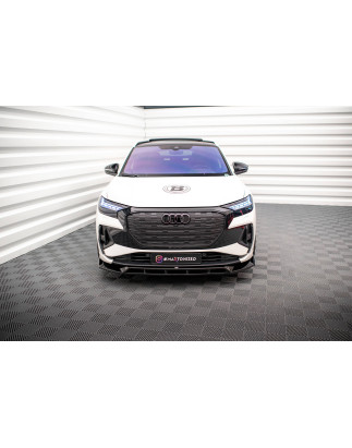 SPLITTER ANTERIORE V.2 Audi Q4 e-tron Sportback S-line Mk1 (Cod. M-AU-Q4-ETRON-1-SB-FD2G+FD2RG)