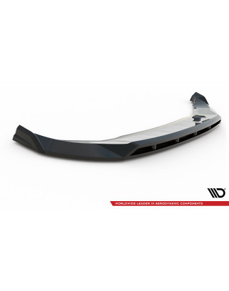 SPLITTER ANTERIORE V.2 Audi Q4 e-tron Sportback S-line Mk1 (Cod. M-AU-Q4-ETRON-1-SB-FD2G+FD2RG)