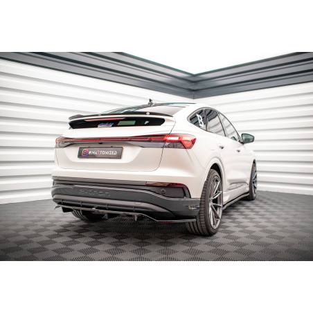 Splitter posteriore (con barre verticali) Audi Q4 e-tron Sportback S-line Mk1 (Cod. M-AU-Q4-ETRON-1-
