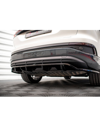 Splitter posteriore (con barre verticali) Audi Q4 e-tron Sportback S-line Mk1 (Cod. M-AU-Q4-ETRON-1-
