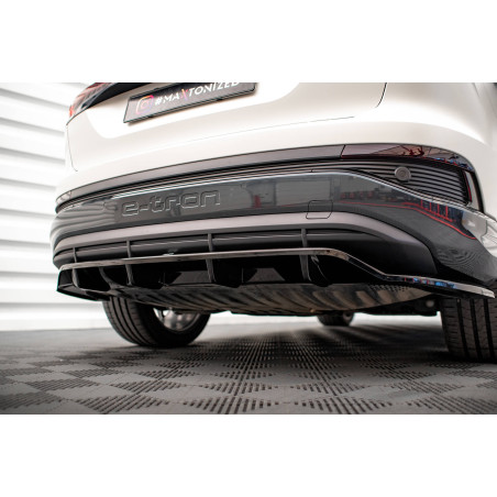 Splitter posteriore (con barre verticali) Audi Q4 e-tron Sportback S-line Mk1 (Cod. M-AU-Q4-ETRON-1-