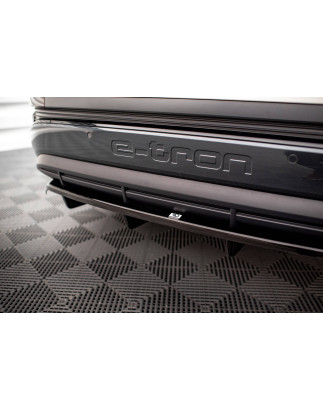 Splitter posteriore (con barre verticali) Audi Q4 e-tron Sportback S-line Mk1 (Cod. M-AU-Q4-ETRON-1-