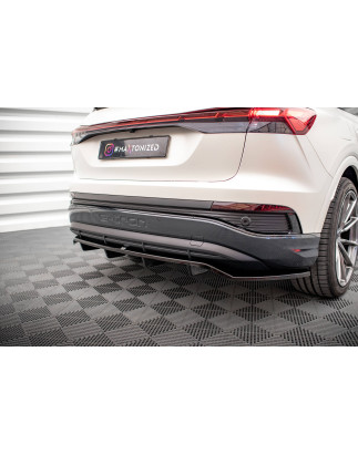 Splitter posteriore (con barre verticali) Audi Q4 e-tron Sportback S-line Mk1 (Cod. M-AU-Q4-ETRON-1-