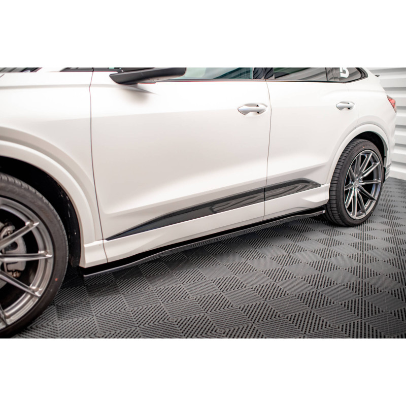 Diffusori minigonne Audi Q4 e-tron Sportback S-line Mk1 (Cod. M-AU-Q4-ETRON-1-SB-SD1G)