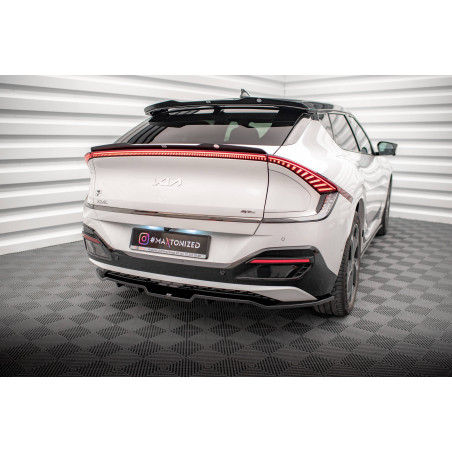 Splitter posteriore (con barre verticali) Kia EV6 GT-Line Mk1 (Cod. M-KI-EV6-1-GTLINE-RD1G+RD2G)
