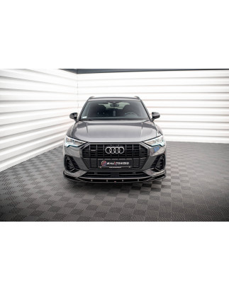 SPLITTER ANTERIORE V.3 Audi Q3 Sportback / SUV S-Line F3 (Cod. M-AU-Q3-2-SLINE-FD1G)