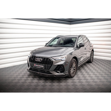 SPLITTER ANTERIORE V.4 Audi Q3 Sportback / SUV S-Line F3 (Cod. M-AU-Q3-2-SLINE-FD2G+FD2RG)