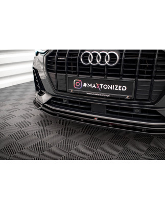 SPLITTER ANTERIORE V.4 Audi Q3 Sportback / SUV S-Line F3 (Cod. M-AU-Q3-2-SLINE-FD2G+FD2RG)