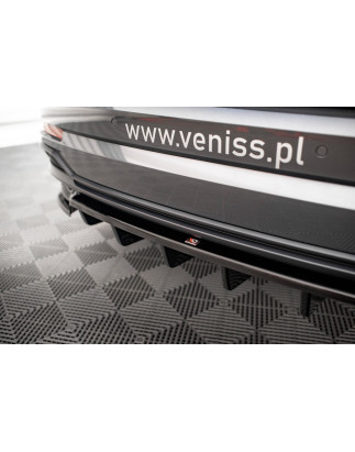 Splitter posteriore (con barre verticali) Audi Q3 S-Line SUV F3 (Cod. M-AU-Q3-2-SLINE-RD1G+RD2G)