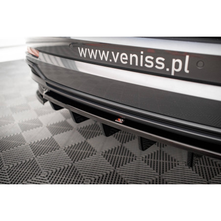 Splitter posteriore (con barre verticali) Audi Q3 S-Line SUV F3 (Cod. M-AU-Q3-2-SLINE-RD1G+RD2G)
