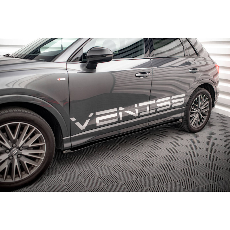 Diffusori minigonne V.1 Audi Q3 S-Line / RSQ3 F3 (Cod. M-AU-Q3-2-SLINE-SD1G)