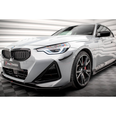 paraurti anteriore Wings (Canards) BMW 2 Coupe M-Pack / M240i G42 (Cod. M-BM-2-42-MPACK-CAN1)