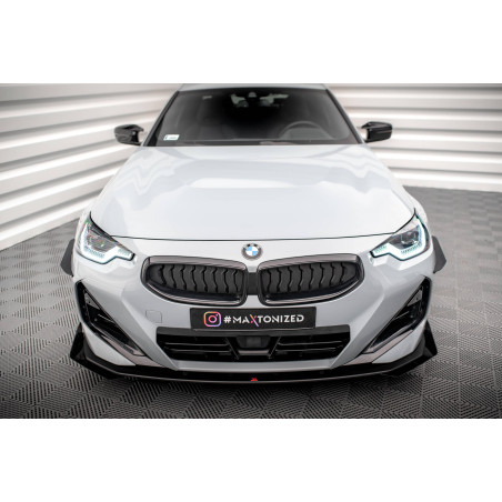 paraurti anteriore Wings (Canards) BMW 2 Coupe M-Pack / M240i G42 (Cod. M-BM-2-42-MPACK-CAN1)