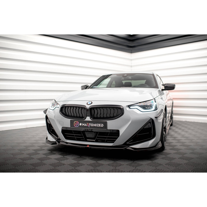 SPLITTER ANTERIORE V.1 BMW 2 Coupe M-Pack / M240i G42 (Cod. M-BM-2-42-MPACK-FD1G)