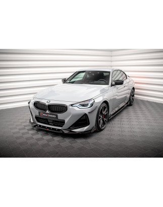 SPLITTER ANTERIORE V.2 + Flaps BMW 2 Coupe M-Pack / M240i G42 (Cod. M-BM-2-42-MPACK-FD2G+FSF1B)