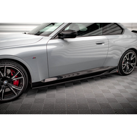 Diffusori minigonne V.1 BMW 2 Coupe M-Pack / M240i G42 (Cod. M-BM-2-42-MPACK-SD1G)