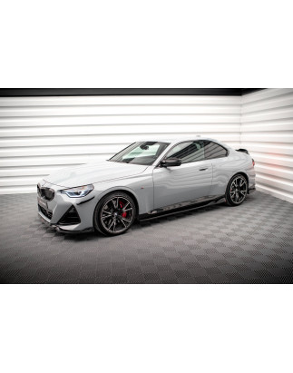 Diffusori minigonne V.1 BMW 2 Coupe M-Pack / M240i G42 (Cod. M-BM-2-42-MPACK-SD1G)