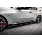Diffusori minigonne V.2 + Flaps BMW 2 Coupe M-Pack / M240i G42 (Cod. M-BM-2-42-MPACK-SD2G+SF1B)