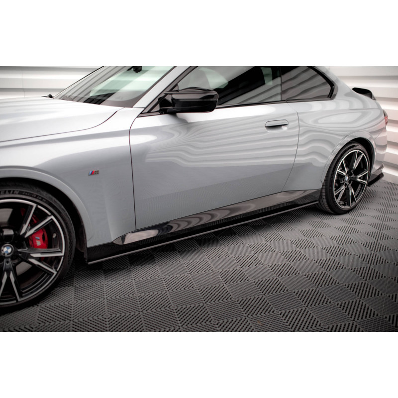 Diffusori minigonne street pro BMW 2 Coupe M-Pack / M240i G42 (Cod. M-BM242MPACKCNC-SD1B)