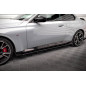 Diffusori minigonne street pro + Flaps BMW 2 Coupe M-Pack / M240i G42 (Cod. M-BM242MPACKCNC-SD1B+SF1