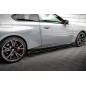 Diffusori minigonne street pro + Flaps BMW 2 Coupe M-Pack / M240i G42 (Cod. M-BM242MPACKCNC-SD1B+SF1