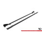 Diffusori minigonne street pro + Flaps BMW 2 Coupe M-Pack / M240i G42 (Cod. M-BM242MPACKCNC-SD1B+SF1