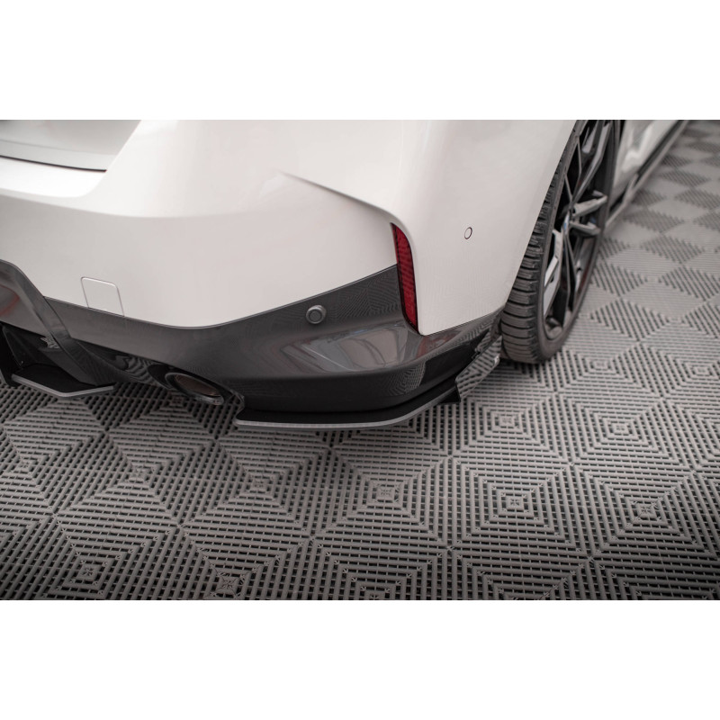 Splitters posteriori laterali Street Pro + Flaps BMW 2 Coupe M-Pack G42 (Cod. M-BM242MPACKCNC-RSD1B+