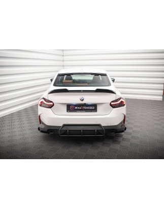 Splitters posteriori laterali Street Pro + Flaps BMW 2 Coupe M-Pack G42 (Cod. M-BM242MPACKCNC-RSD1B+