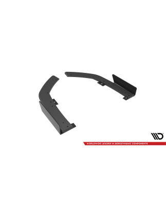 Splitters posteriori laterali Street Pro + Flaps BMW 2 Coupe M-Pack G42 (Cod. M-BM242MPACKCNC-RSD1B+