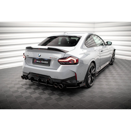 Splitters posteriori laterali Street Pro + Flaps BMW 2 Coupe M240i G42 (Cod. M-BM242MCNC-RSD1B+RSF1G