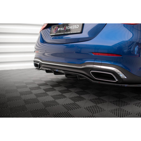 Splitter posteriore (con barre verticali) Mercedes-Benz C AMG-Line W206 (Cod. M-ME-C-206-AMGLINE-K-R