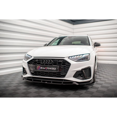 SPLITTER ANTERIORE V.1 Audi A4 S-Line / S4 B9 Facelift (Cod. M-AU-A4-B9F-SLINE-FD1G)