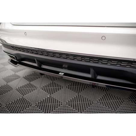 Splitter posteriore (con barre verticali) V.1 Audi A4 S-Line B9 Facelift (Cod. M-AU-A4-B9F-SLINE-RD1
