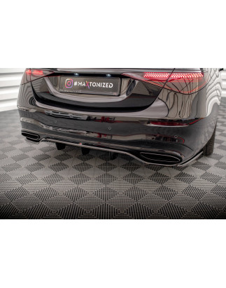 Splitter posteriore (con barre verticali) Mercedes-Benz S AMG-Line W223 (Cod. M-ME-S-223-AMGLINE-RD1