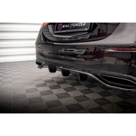 Splitter posteriore (con barre verticali) Mercedes-Benz S AMG-Line W223 (Cod. M-ME-S-223-AMGLINE-RD1