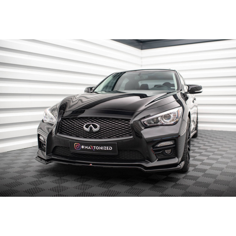 SPLITTER ANTERIORE V.1 Infiniti Q50 S Mk1 (Cod. M-IN-Q50S-1-FD1G)