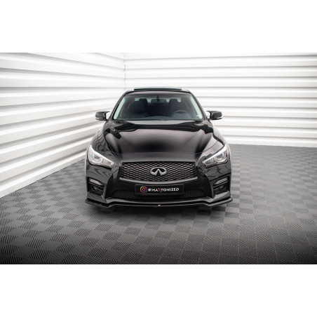 SPLITTER ANTERIORE V.1 Infiniti Q50 S Mk1 (Cod. M-IN-Q50S-1-FD1G)