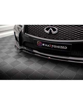 SPLITTER ANTERIORE V.1 Infiniti Q50 S Mk1 (Cod. M-IN-Q50S-1-FD1G)