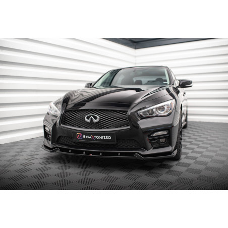 SPLITTER ANTERIORE V.2 Infiniti Q50 S Mk1 (Cod. M-IN-Q50S-1-FD2G)