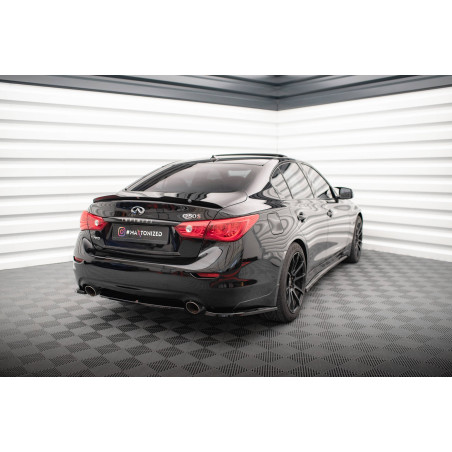 Splitters posteriori laterali V.1 Infiniti Q50 S Mk1 (Cod. M-IN-Q50S-1-RSD1G)