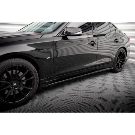 Diffusori minigonne V.1 Infiniti Q50 S Mk1 (Cod. M-IN-Q50S-1-SD1G)