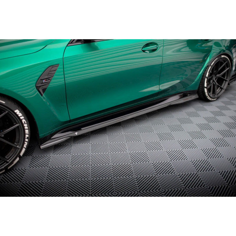 Minigonne in carbonio  BMW M3 berlina / Touring G80 / G81 (Cod. M-CF-BM-3-G80-M-SD1-245-P)